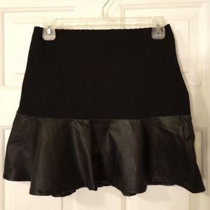 GUESS Faux Leather Mini Skirt